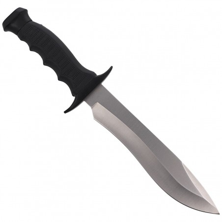 Nóż Muela 85-181 Black Rubber, Satin 420H