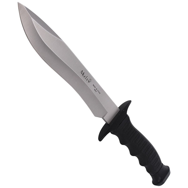 Nóż Muela 85-181 Black Rubber, Satin 420H