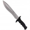 Nóż Muela 85-181 Black Rubber, Satin 420H