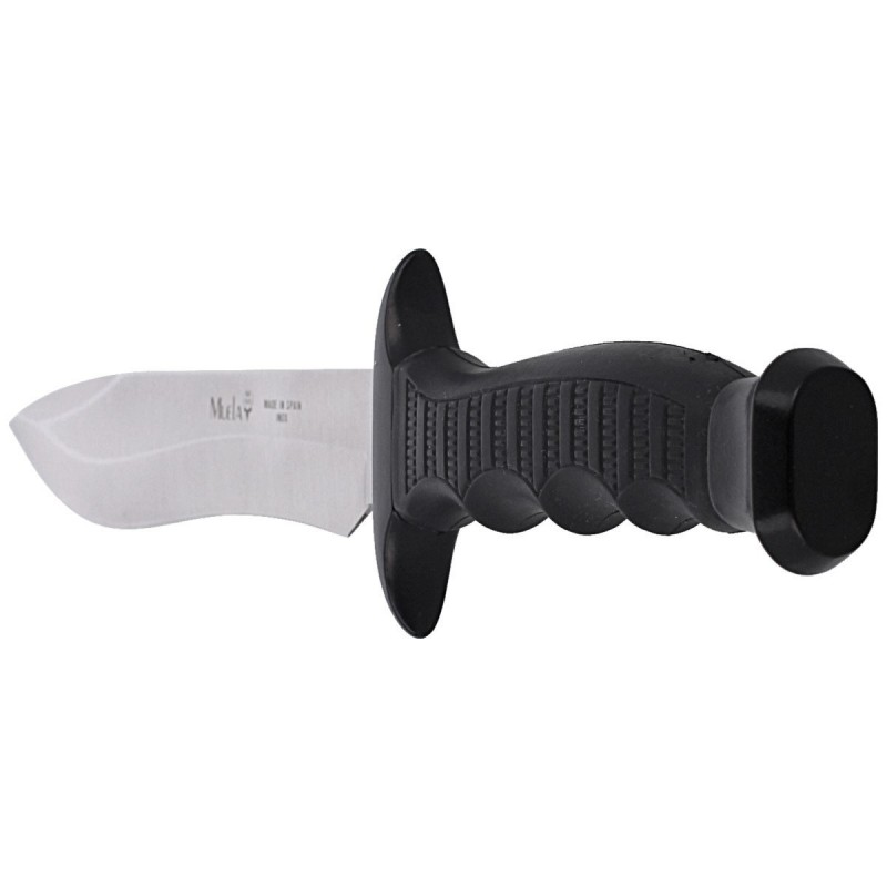 Nóż Muela 85-181 Black Rubber, Satin 420H