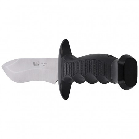 Nóż Muela 85-181 Black Rubber, Satin 420H