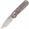 Nóż składany Bestechman Sprite Flamed Titanium, Stonewashed/Satin M390 (BMK21C)