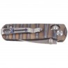Nóż składany Bestechman Sprite Flamed Titanium, Stonewashed/Satin M390 (BMK21C)