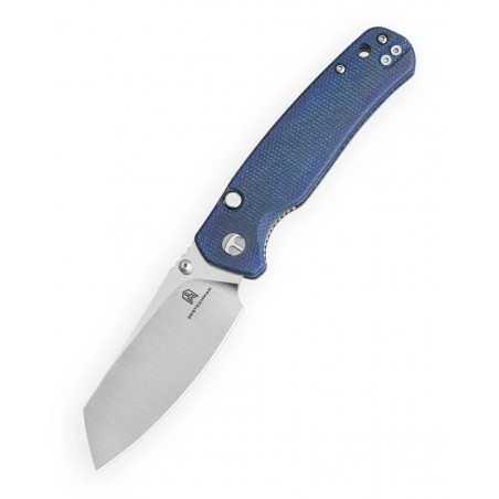 Nóż składany Bestechman Cicada's Wing-TL Blue Canvas Micarta, Satin 10Cr15MoV (BMK24-M-1)