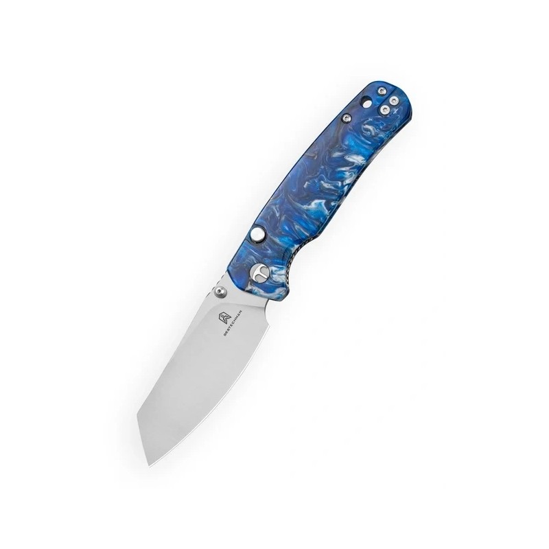 Nóż składany Bestechman Cicada's Wing-TL Blue Resin, Satin 10Cr15MoV (BMK24-R-2)