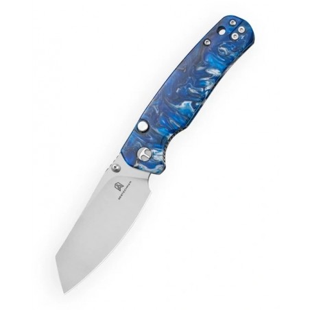 Nóż składany Bestechman Cicada's Wing-TL Blue Resin, Satin 10Cr15MoV (BMK24-R-2)