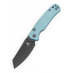 Nóż składany Bestechman Cicada's Wing-TL Misty Blue G10, Black PVD 10Cr15CoMoV (BMK24G)