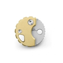 Nóż składany Bestechman Turtle Gold Titanium, Bead Blasted 14C28N (BM20C)
