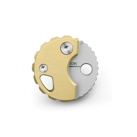 Nóż składany Bestechman Turtle Gold Titanium, Bead Blasted 14C28N (BM20C)