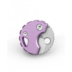 Nóż składany Bestechman Turtle Purple Titanium, Bead Blasted 14C28N (BM20B)