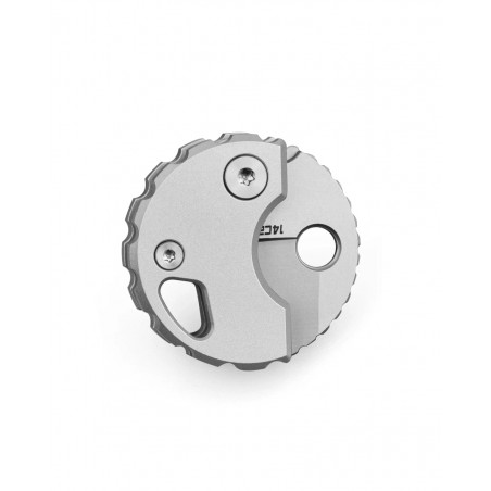 Nóż składany Bestechman Turtle Gray Titanium, Bead Blasted 14C28N (BM20A)