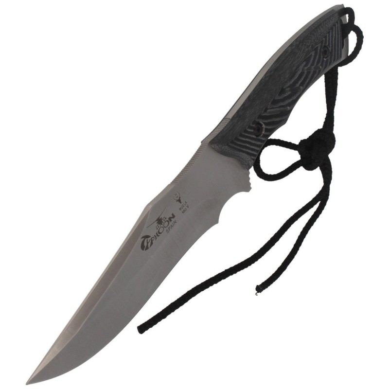 Nóż Muela Typhoon-15W Black Micarta, Satin X50CrMoV15