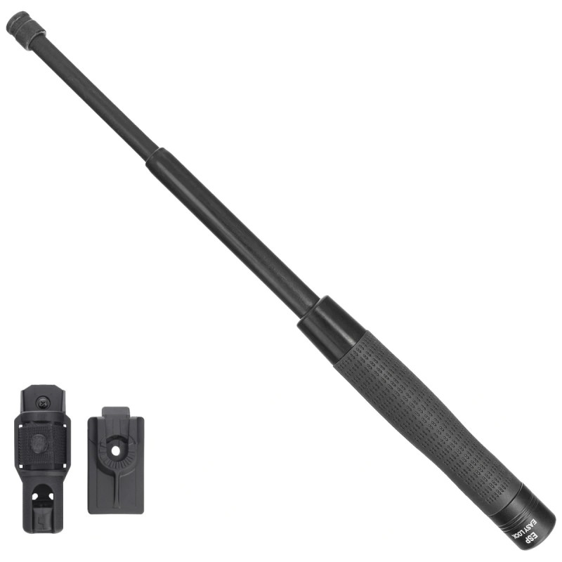 Pałka teleskopowa hartowana ESP Easy Lock 16'', Ergonomic czarna (ExBT-16HE-BK BHT-54)