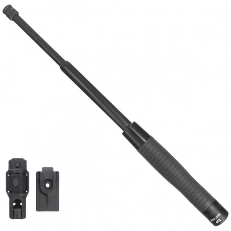 Pałka teleskopowa hartowana ESP Easy Lock 16'', Ergonomic czarna (ExBT-16HE-BK BHT-54)