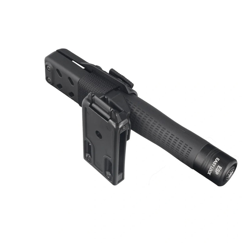 Pałka teleskopowa hartowana ESP Easy Lock 16'', Ergonomic czarna (ExBT-16HE-BK BHT-54)