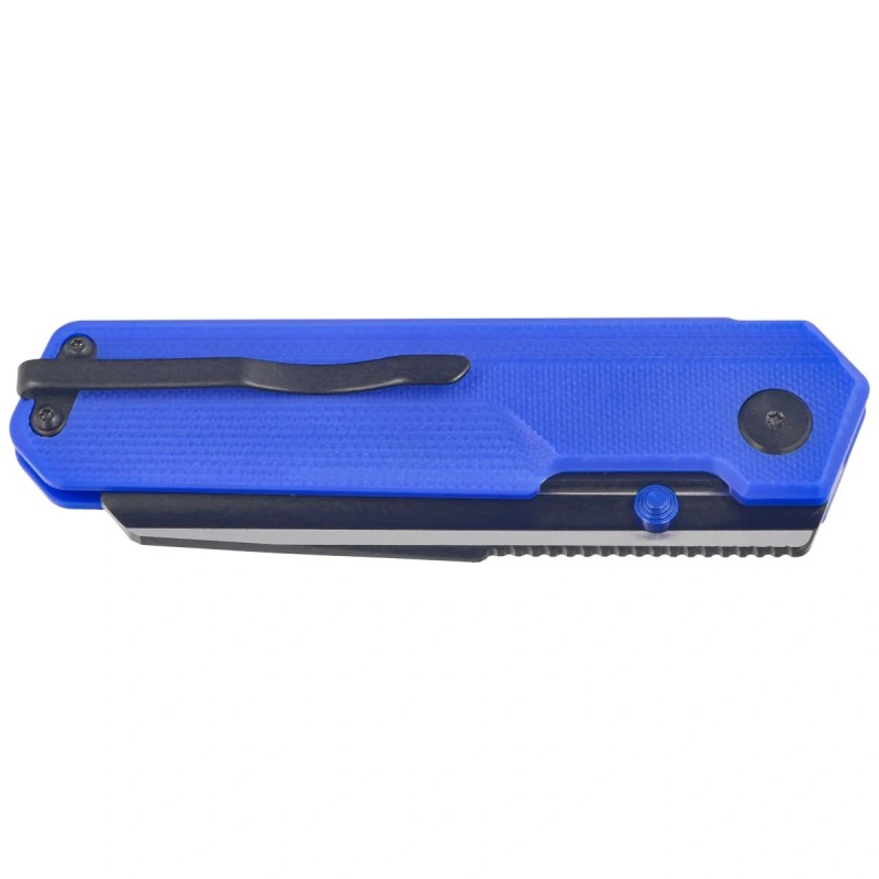 Nóż składany Bestech Tardis Blue G10, Black DLC/Satin D2 by Ostap Hel (BG54G)
