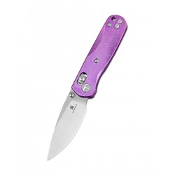 Nóż składany Bestechman Sprite Purple Crystallized Titanium, Stonewashed / Satin  M390 (BMK21H)