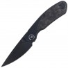 Nóż składany Bestech Lito Black Titanium / Carbon Fiber, Black Stonewashed M390 by Ostap Hel (BT2307D)