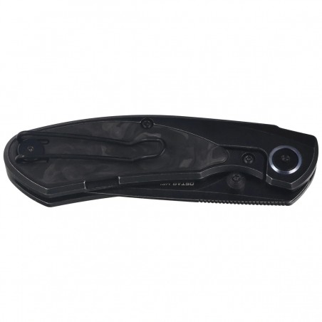 Nóż składany Bestech Lito Black Titanium / Carbon Fiber, Black Stonewashed M390 by Ostap Hel (BT2307D)