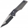 Nóż składany Bestech Cetus Black Bronze Titanium / Black Canvas Micarta, Black PVD / Satin M390 by Poltergeist Works (BT2304A)