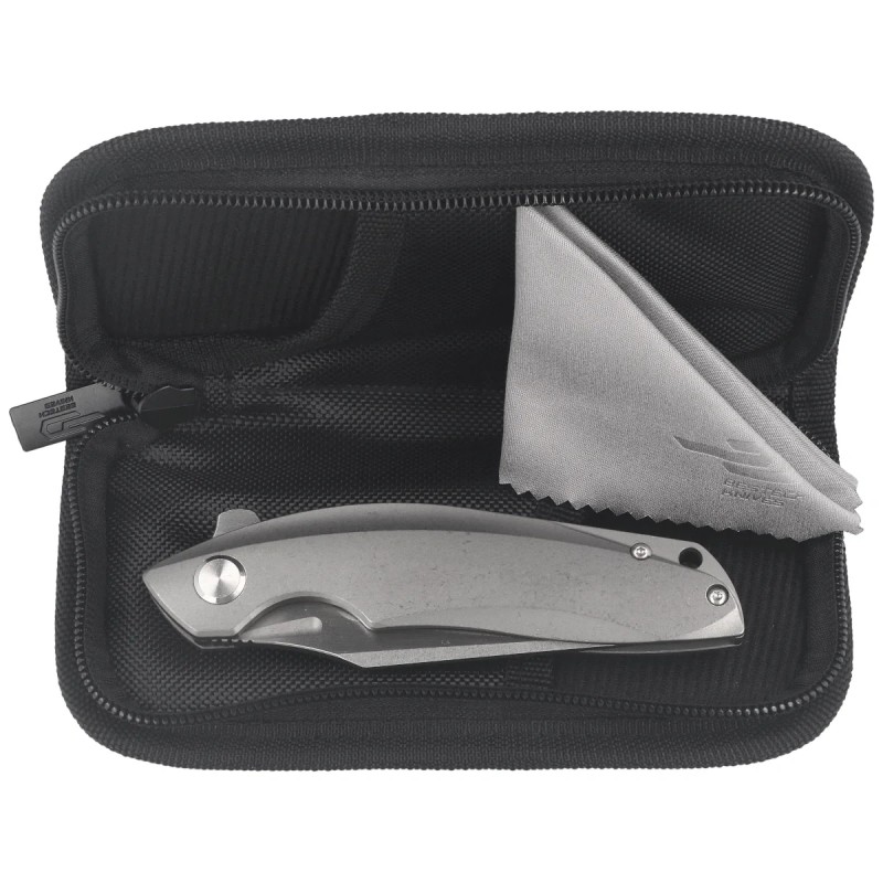 Nóż składany Bestech Ghost Grey Titanium, Stonewashed / Satin CPM S35VN (BT1905A)