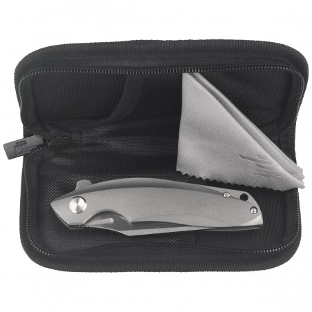 Nóż składany Bestech Ghost Grey Titanium, Stonewashed / Satin CPM S35VN (BT1905A)