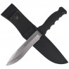 Nóż Muela 85-161 Black Rubber, Satin 420H