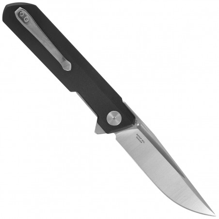 Nóż składany Bestechman Dundee Black G10, Stonewashed / Satin D2 by Ostap Hel (BMK01A)