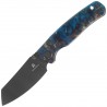 Nóż składany Bestechman Cicada's Wing-TL Clear Blue Resin, Black PVD 10Cr15CoMoV (BMK24-R-3)