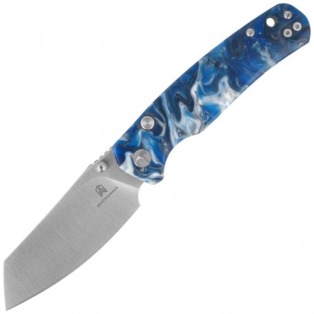 Nóż składany Bestechman Cicada's Wing-TL Blue Resin, Satin 10Cr15CoMoV (BMK24-R-2)