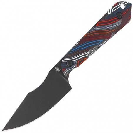 Nóż Kizer Mini Harpoon Multicolored G10, Black CPM 3V by Maverick Customs (1040S6)