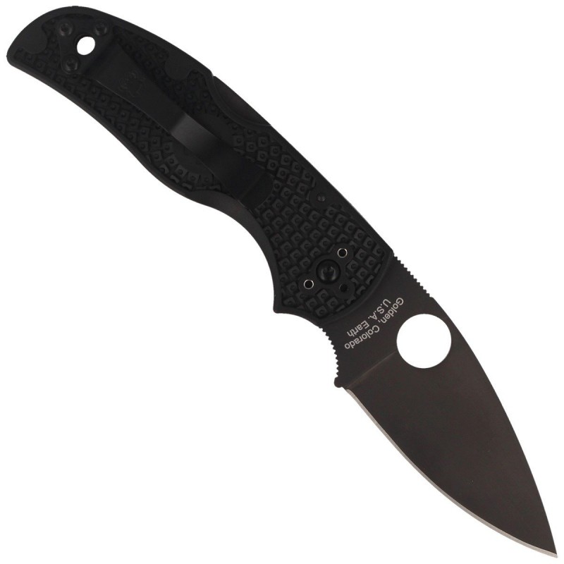 Nóż składany Spyderco Native 5 Lightweight Black FRN, Black DLC CPM S30V by Sal Glesser (C41PBBK5)