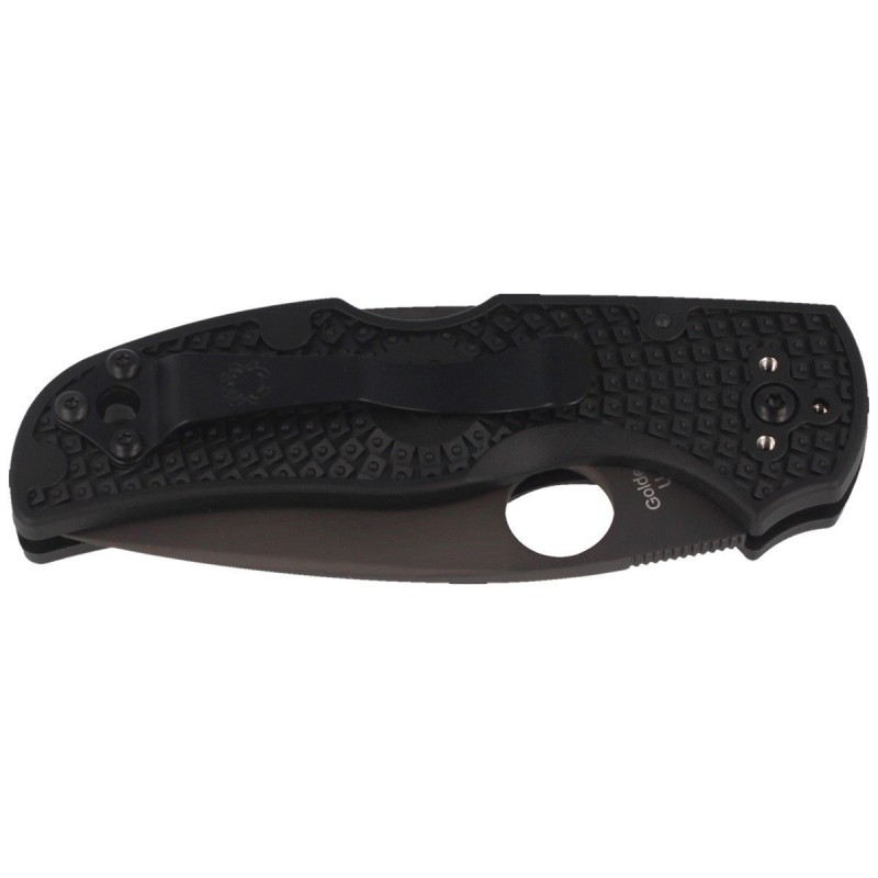 Nóż składany Spyderco Native 5 Lightweight Black FRN, Black DLC CPM S30V by Sal Glesser (C41PBBK5)