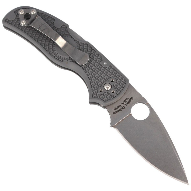 Nóż składany Spyderco Native 5 Lightweight Gray FRN, Satin Maxamet by Sal Glesser (C41PGY5)