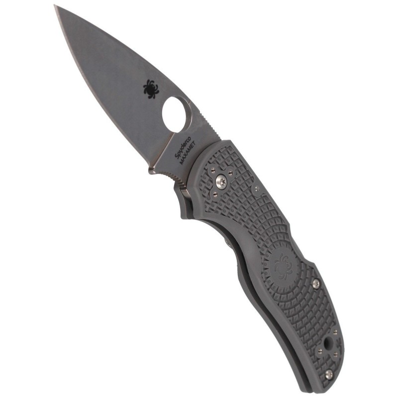 Nóż składany Spyderco Native 5 Lightweight Gray FRN, Satin Maxamet by Sal Glesser (C41PGY5)