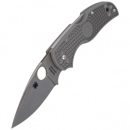 Nóż składany Spyderco Native 5 Lightweight Gray FRN, Satin Maxamet by Sal Glesser (C41PGY5)