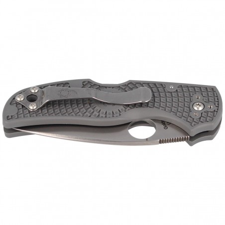 Nóż składany Spyderco Native 5 Lightweight Gray FRN, Satin Maxamet by Sal Glesser (C41PGY5)
