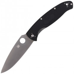 Nóż składany Spyderco Resilience Lightweight Black FRN, Satin 8Cr13MoV by Eric Glesser (C142PBK)
