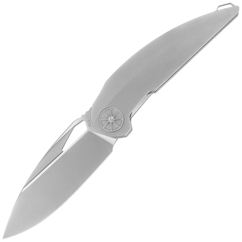 Nóż składany Rike Knife Tissot 2 Titanium, Bead Blasted M390 (RK-Tissot 2-P)
