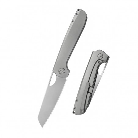 Nóż składany Kubey KB Elang Silver Titanium, Silver Beadblasted S35VN by Sebastian Irawan (KB339A)
