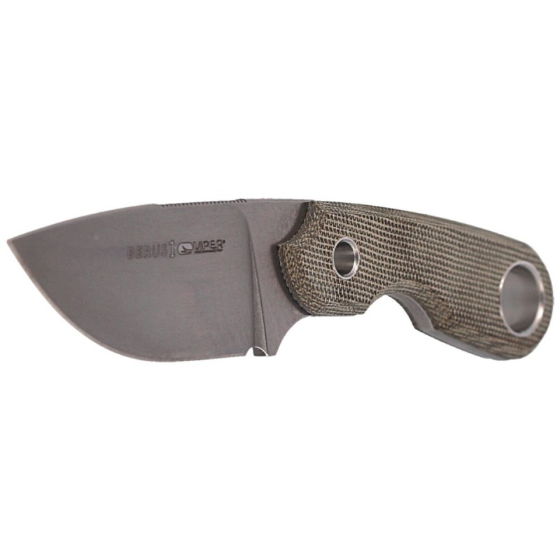 Nóż Viper Berus1 Green Canvas Micarta, Stonewashed by Rumici (VT4012CG)
