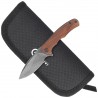Nóż składany Civivi Mini Praxis Guibourtia Wood, Black Hand Rubbed Damascus (C18026C-DS1)