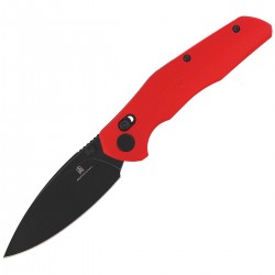 Nóż składany Bestechman Ronan Red G10, Black PVD Stonewashed 14C28N (BMK02J)