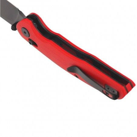 Nóż składany Bestechman Ronan Red G10, Black PVD Stonewashed 14C28N (BMK02J)
