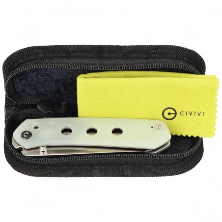 Nóż składany Civivi Vision FG Natural G10, Satin Nitro-V by Snecx Tan (C22036-2)