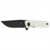 Nóż składany Bestechman Mini Dundee White G10, Grey PVD D2 by Ostap Hel (BMK03H)
