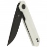 Nóż składany Bestechman Mini Dundee White G10, Grey PVD D2 by Ostap Hel (BMK03H)