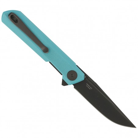 Nóż składany Bestechman Mini Dundee Light Blue G10, Grey PVD D2 by Ostap Hel (BMK03E)