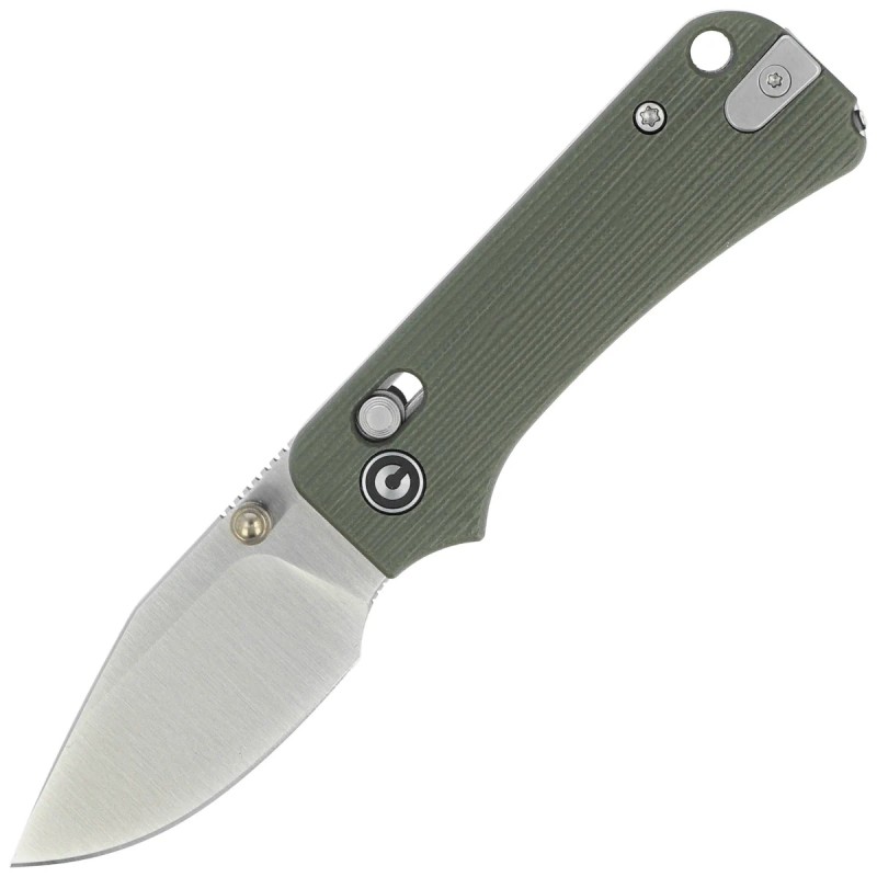 Nóż składany Civivi Baby Banter 2 TG Green G10, Satin 14C28N by Ben Petersen (C24074-1)