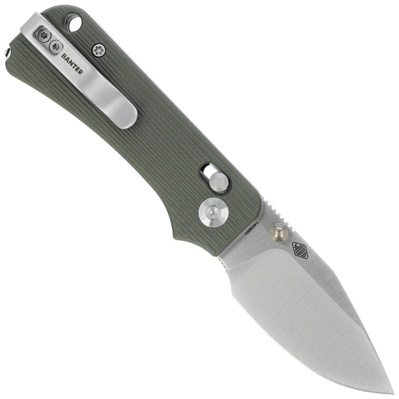 Nóż składany Civivi Baby Banter 2 TG Green G10, Satin 14C28N by Ben Petersen (C24074-1)